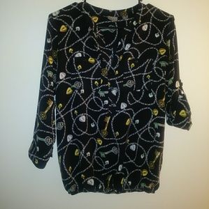 Soho Split-Neck Blouse